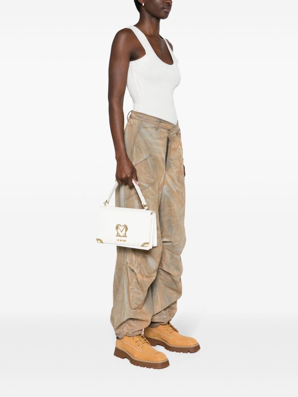 Love Moschino logo-plaque crossbody bag - Image 2