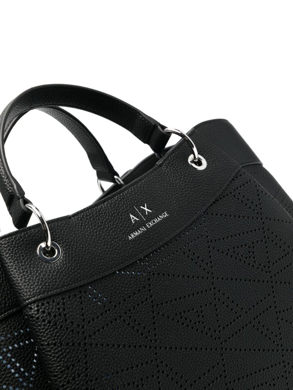 Armani Exchange debossed-logo tote bag - Image 3