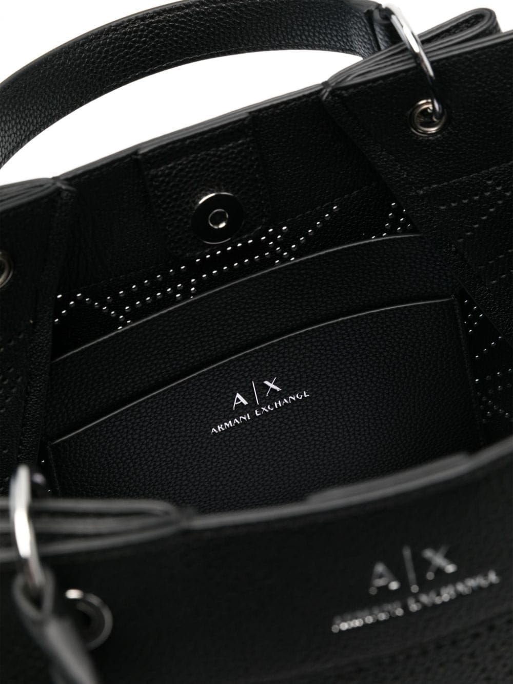 Armani Exchange debossed-logo tote bag - Image 4