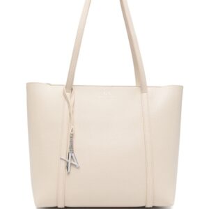 Armani Exchange logo-rubberised tote bag