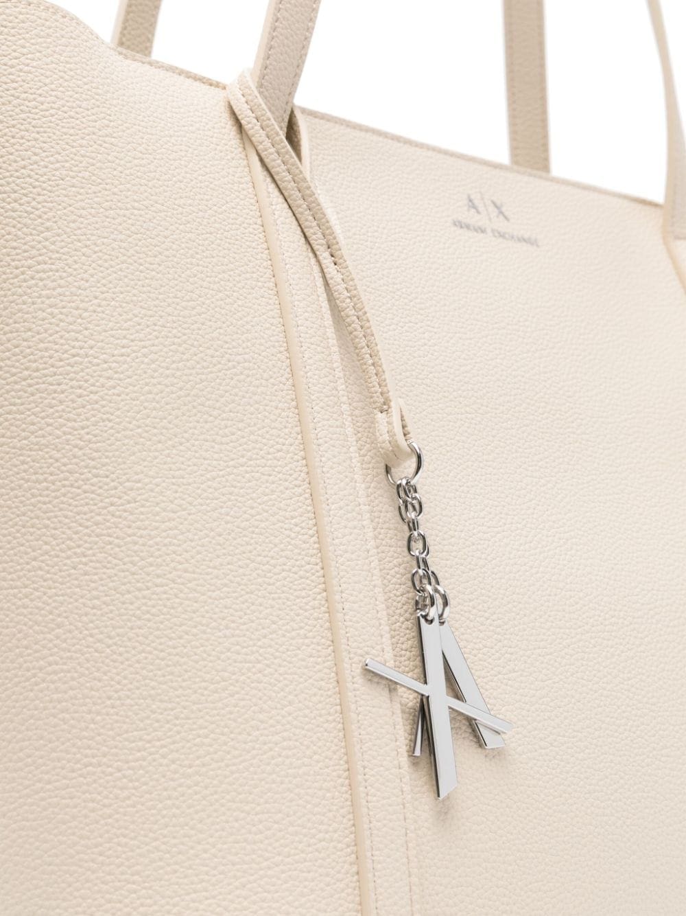 Armani Exchange logo-rubberised tote bag - Image 3