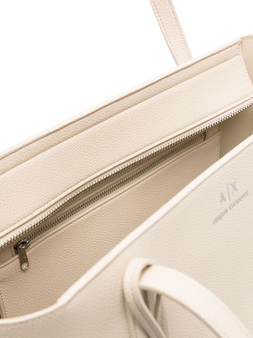 Armani Exchange logo-rubberised tote bag - Image 4