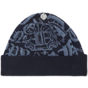 Philipp Plein logo-jacquard wool beanie