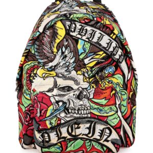 Philipp Plein Tattoo logo-embroidered backpack