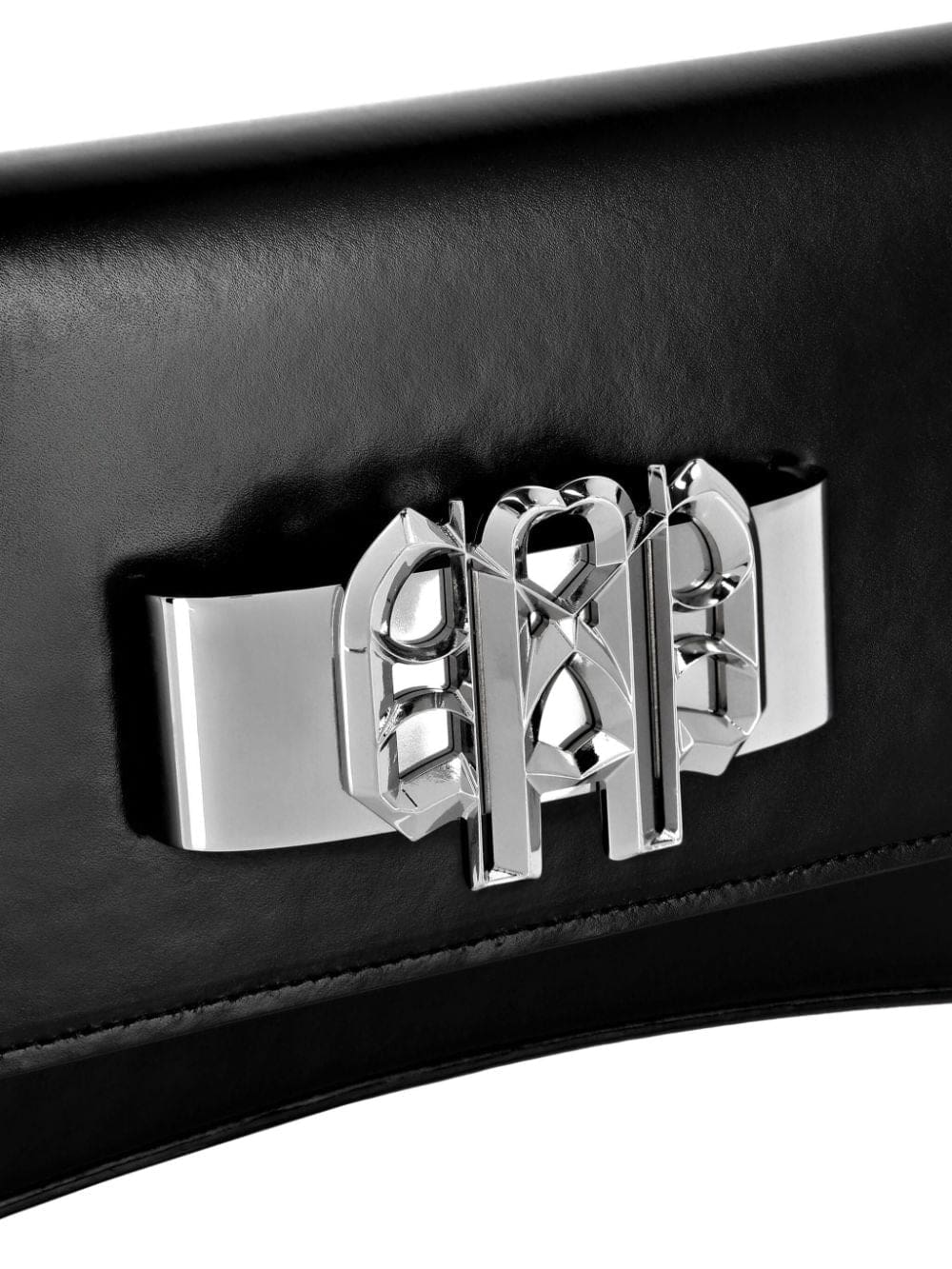 Philipp Plein logo-plaque leather clutch bag - Image 4