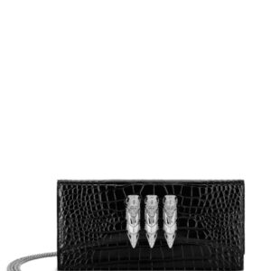 Philipp Plein mini calf-leather clutch