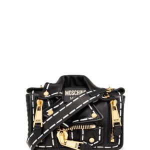 Moschino Biker Jacket leather shoulder bag
