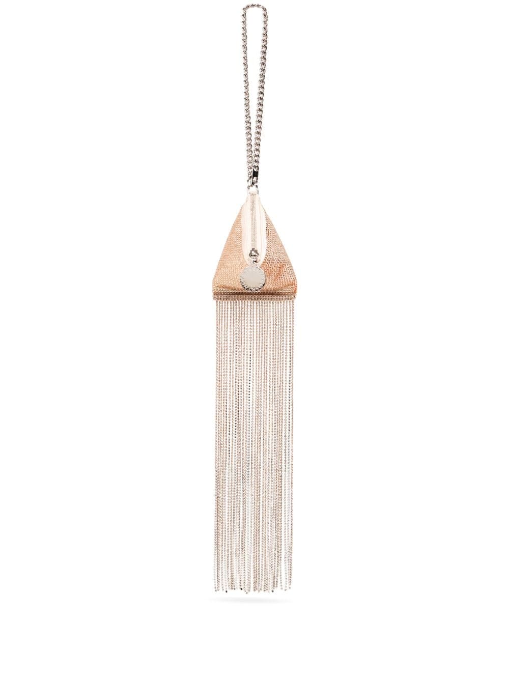 Stella McCartney crystal-embellished fringed mini bag