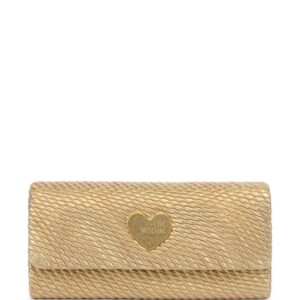 Love Moschino logo-plaque clutch bag