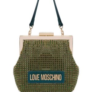 Love Moschino crystal-embellished clutch bag