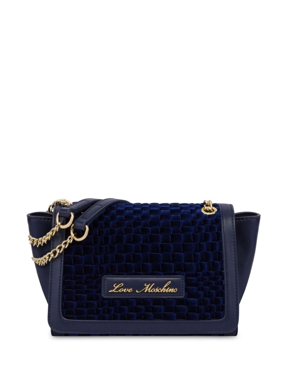 Love Moschino interwoven cross body bag