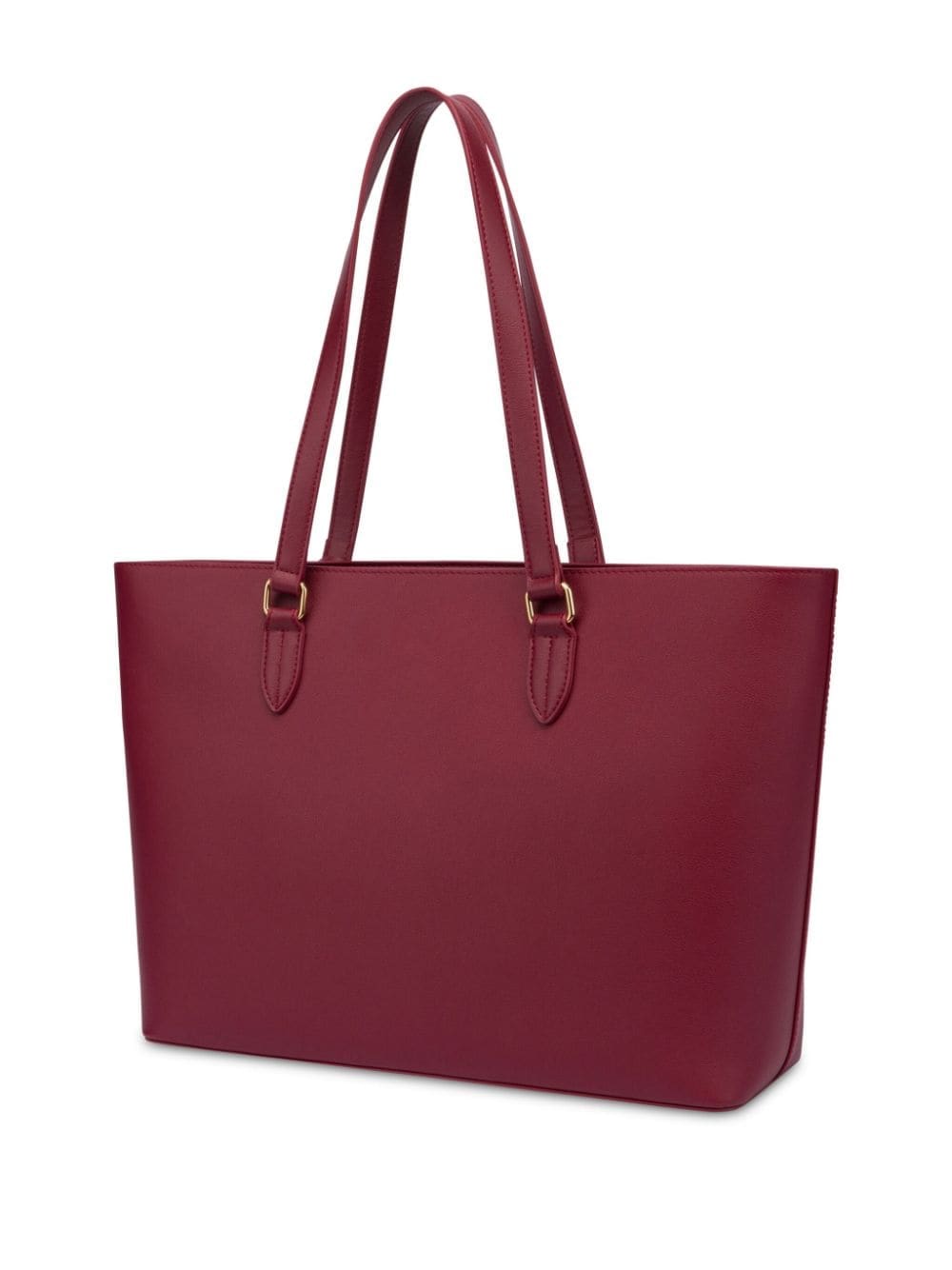 Love Moschino logo-embossed leather tote bag - Image 2