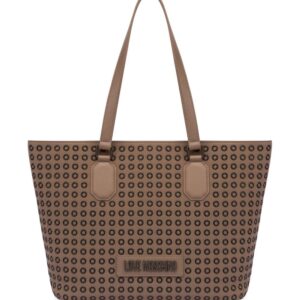 Love Moschino logo-lettering eyelet tote bag