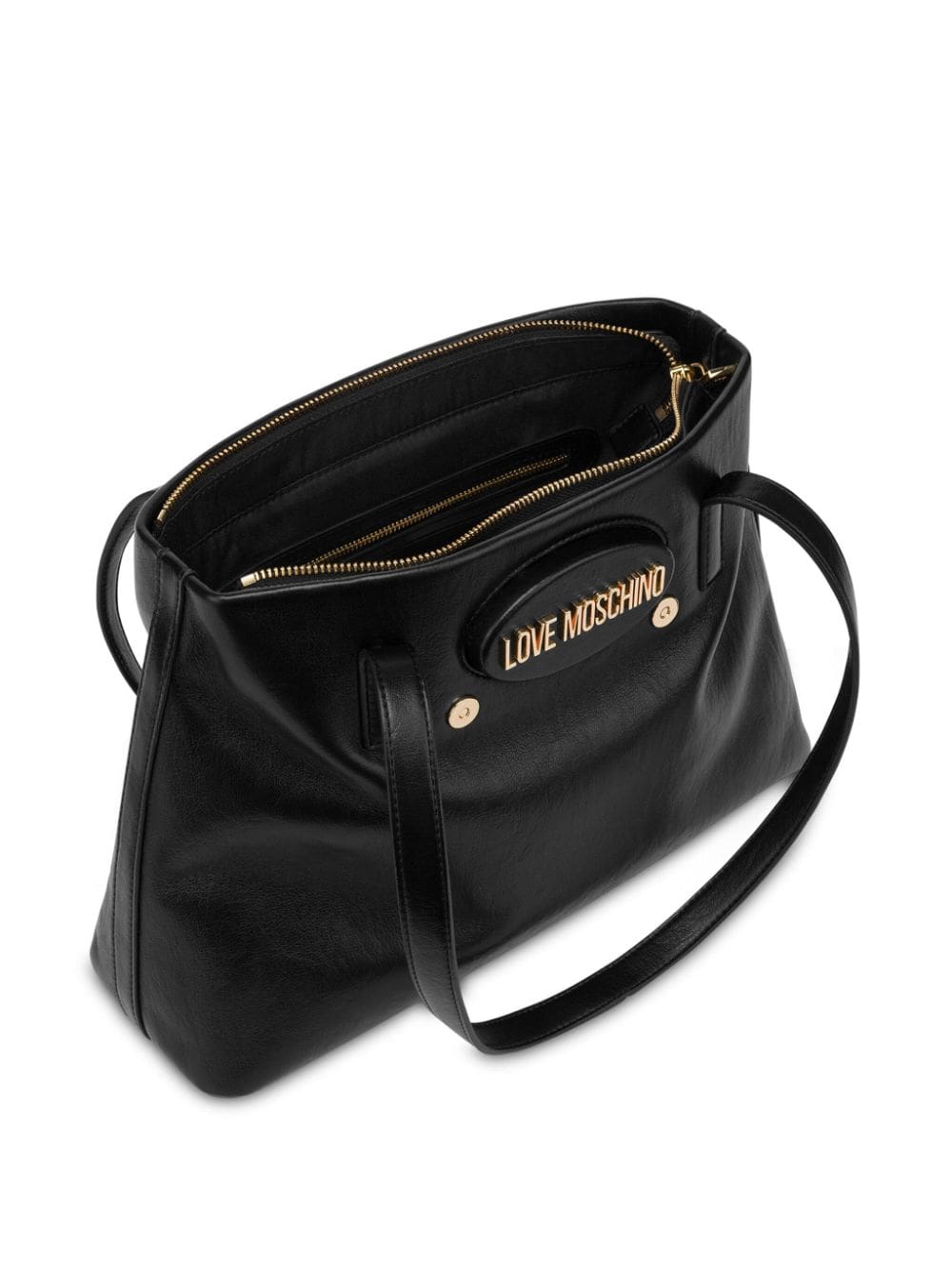 Love Moschino scarf faux-leather tote bag - Image 3