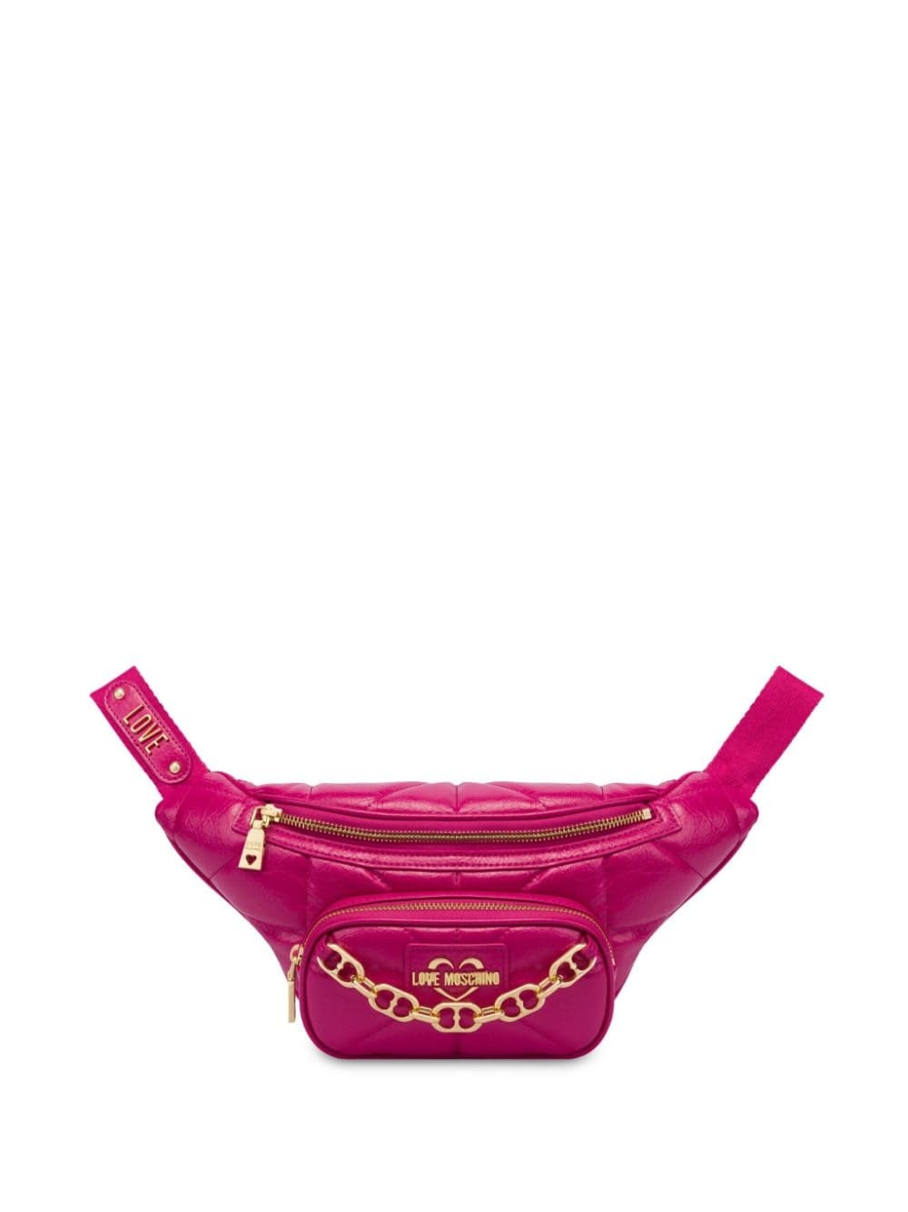 Love Moschino quilted faux-leather belt bag