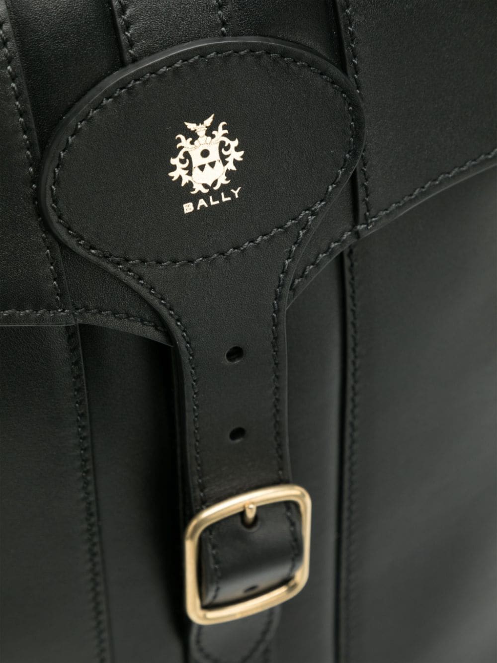 Bally buckled leather backpack - Image 3