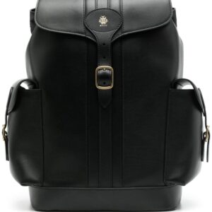 Bally buckled leather backpack