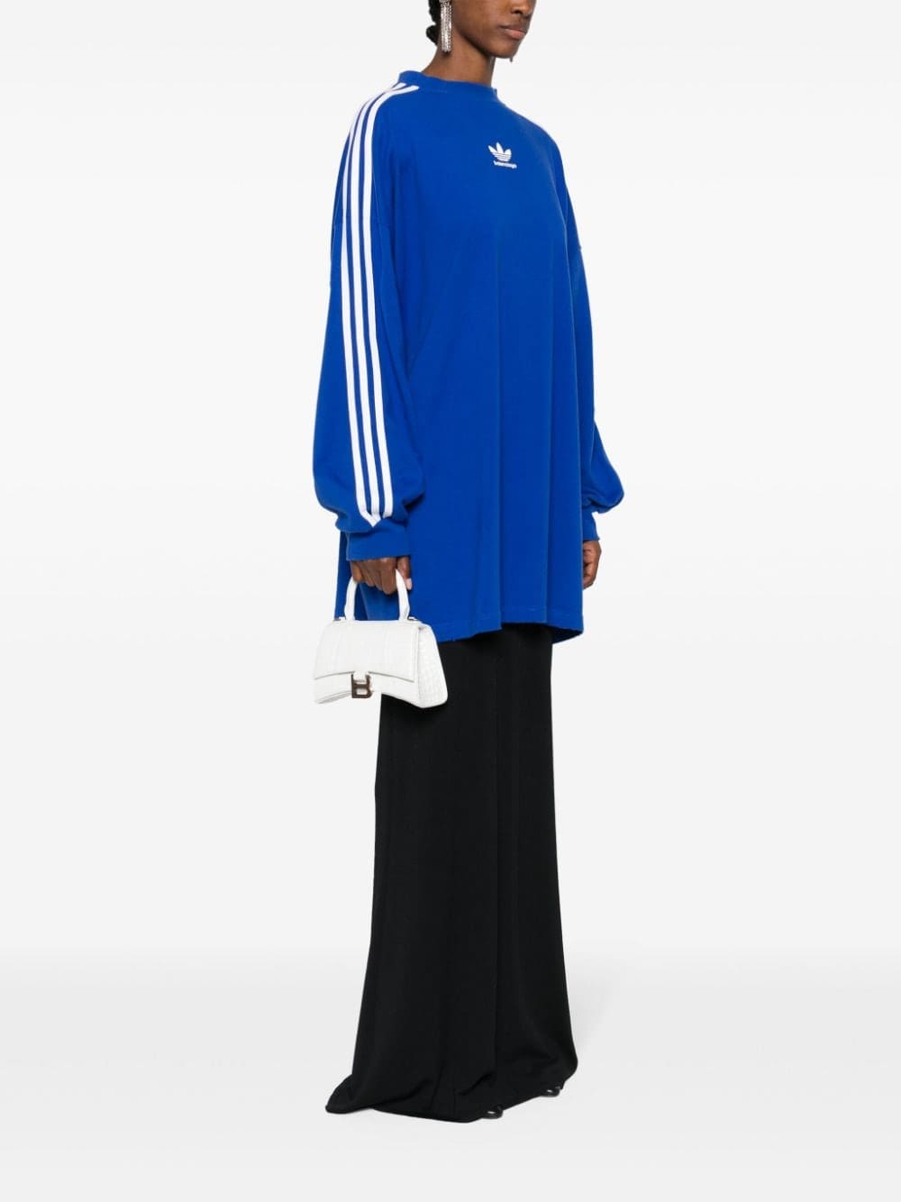 Balenciaga extra small Hourglass croc-embossed tote bag - Image 2