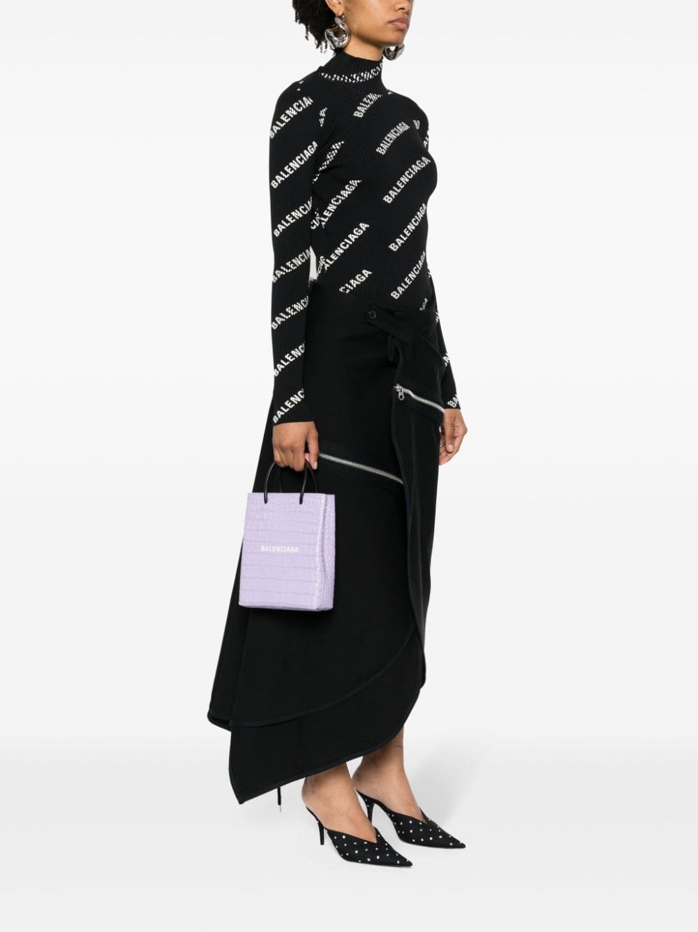 Balenciaga mini Shopping leather tote bag - Image 2