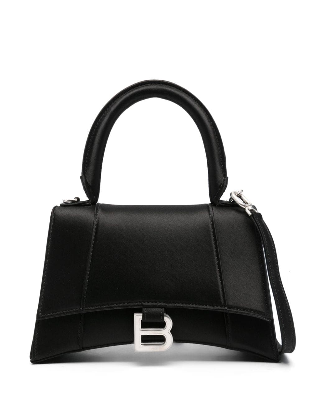 Balenciaga small Hourglass satin tote bag
