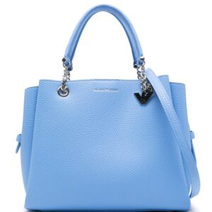 Emporio Armani logo-charm tote bag