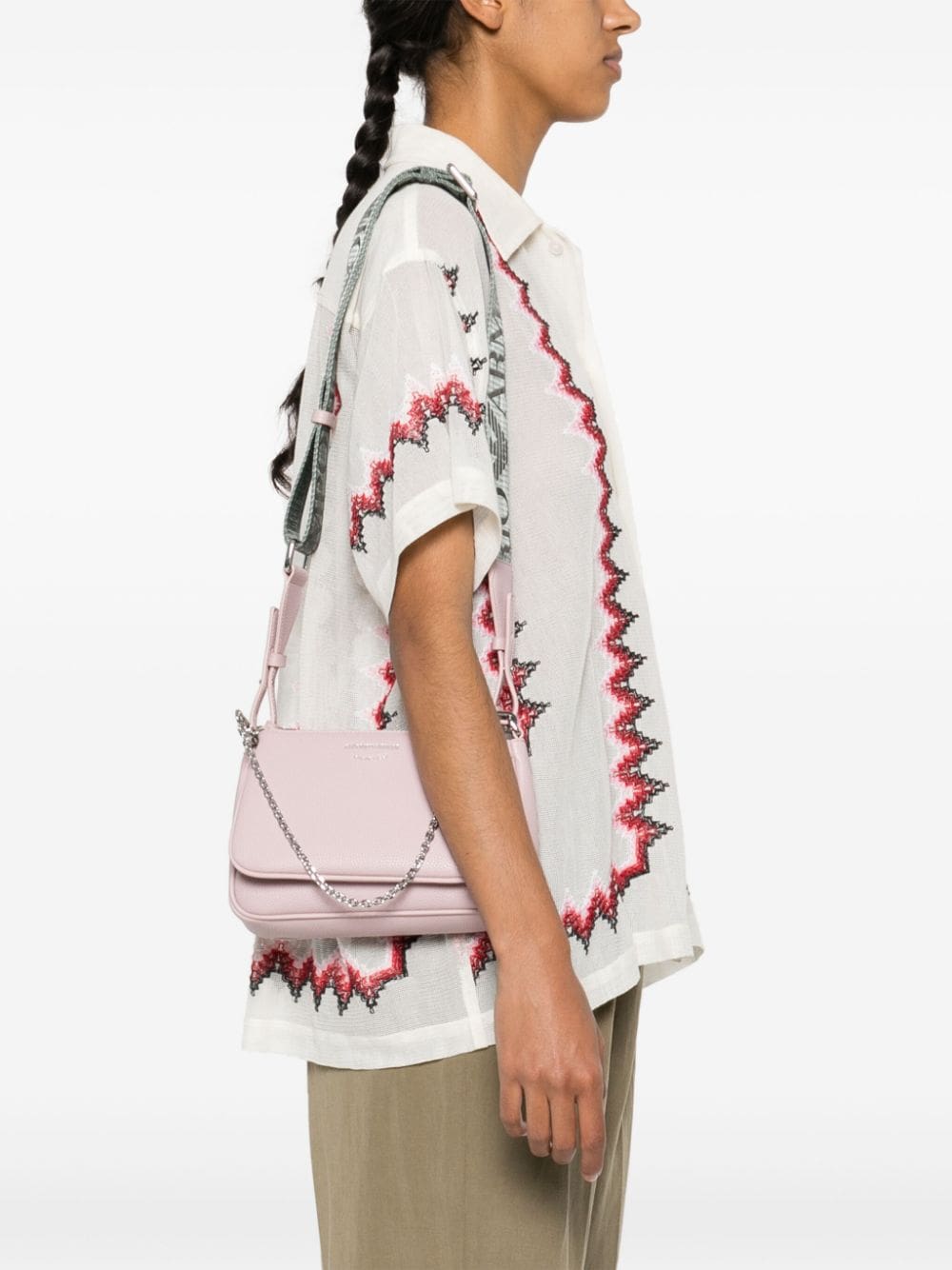 Emporio Armani logo-print cross body bag - Image 2