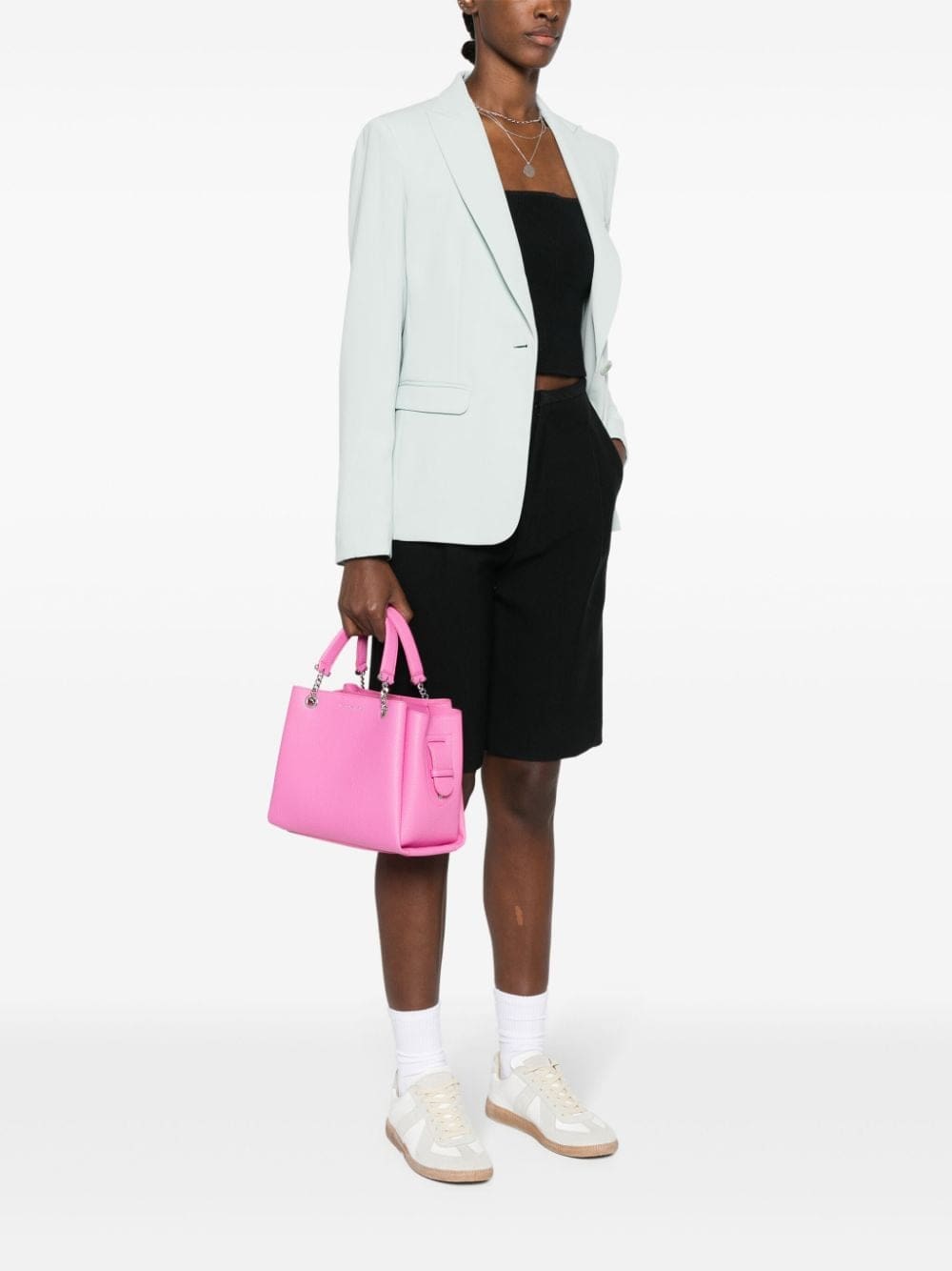 Emporio Armani logo-charm tote bag - Image 2