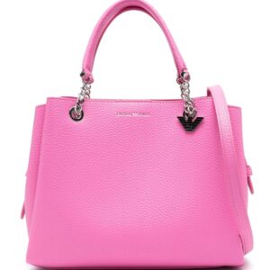Emporio Armani logo-charm tote bag