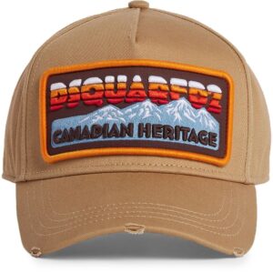 DSQUARED2 logo-appliqué baseball cap