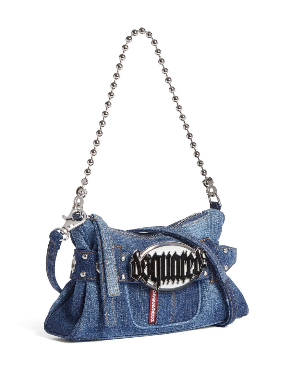 DSQUARED2 Gothic denim clutch bag - Image 3