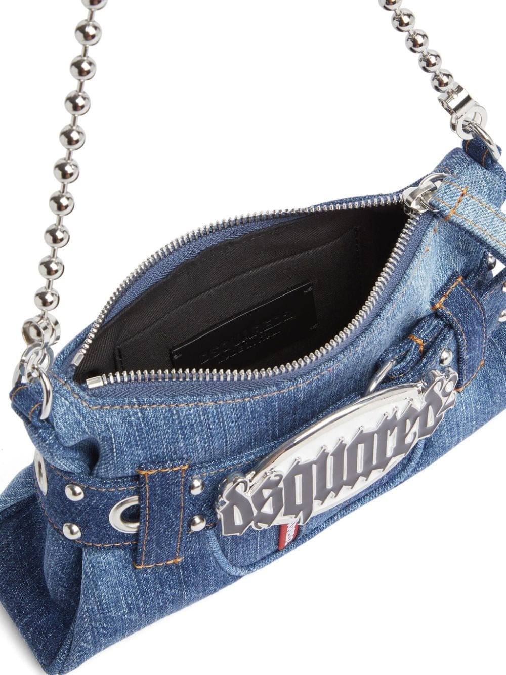 DSQUARED2 Gothic denim clutch bag - Image 4