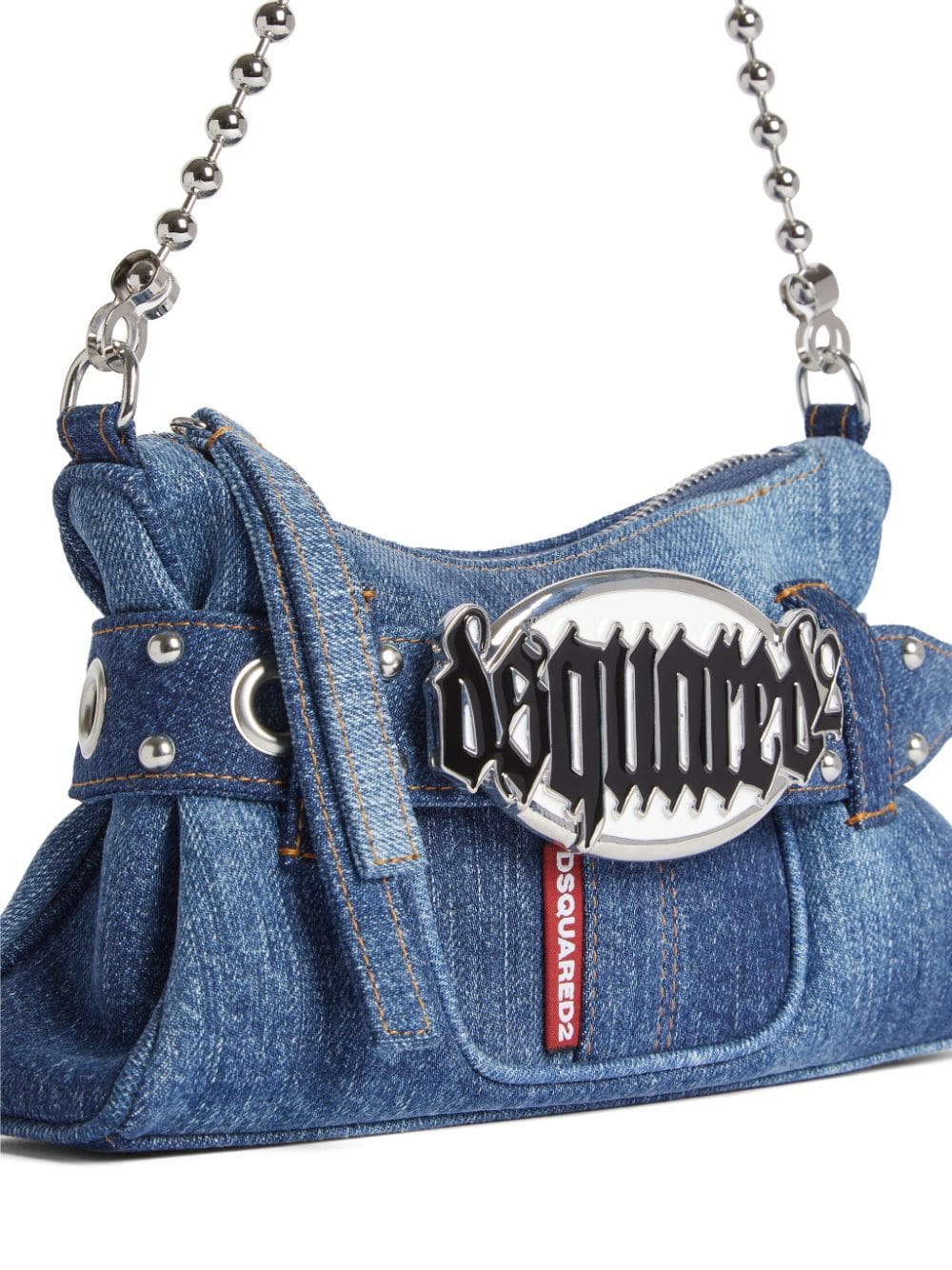 DSQUARED2 Gothic denim clutch bag - Image 5