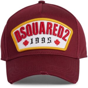 DSQUARED2 logo-appliqué baseball cap