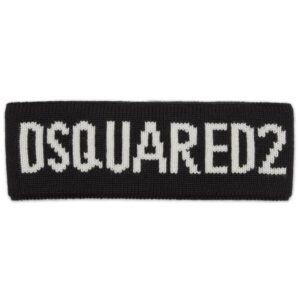 DSQUARED2 intarsia-logo wool head band