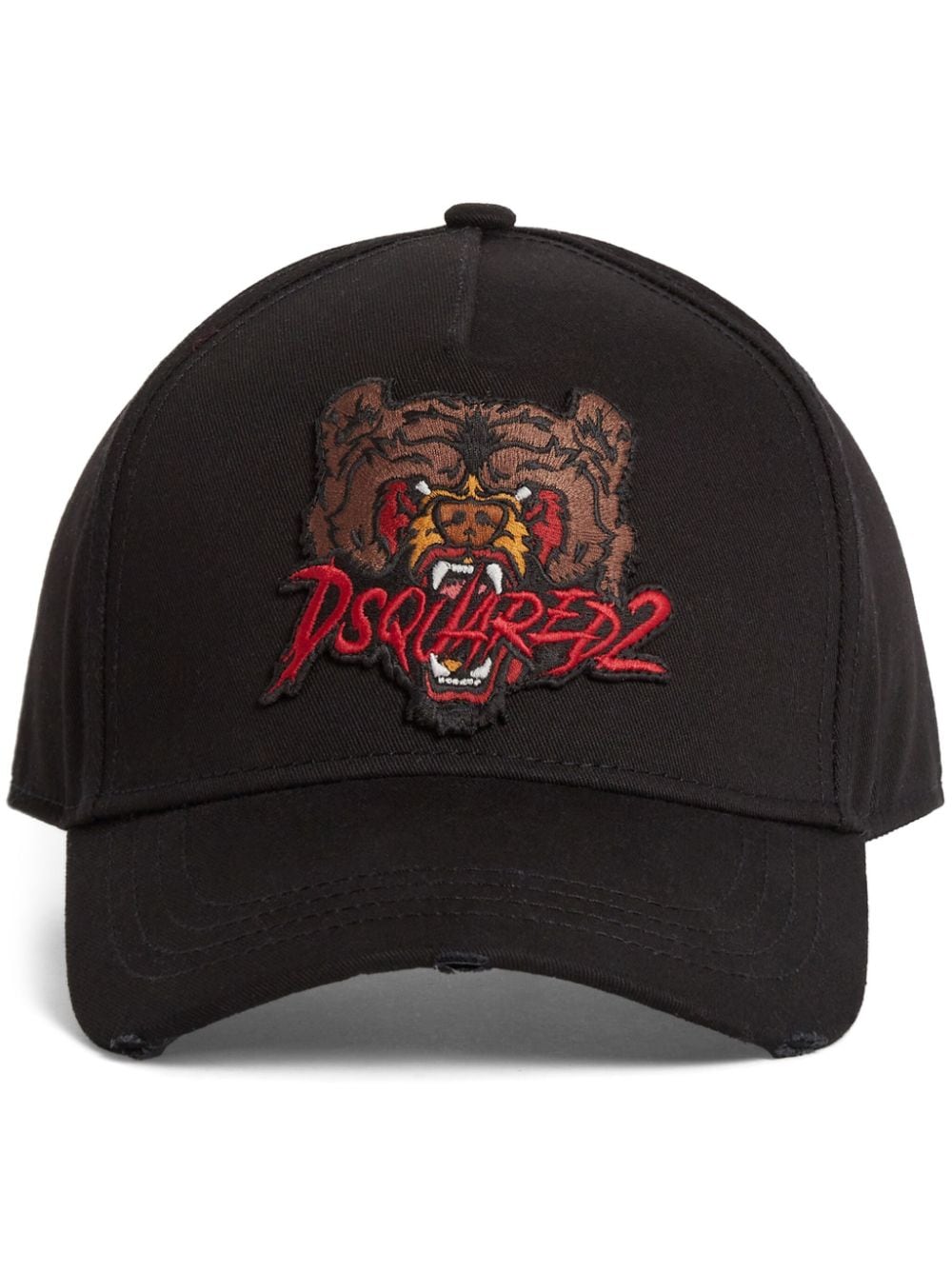 DSQUARED2 tiger-appliqué baseball cap