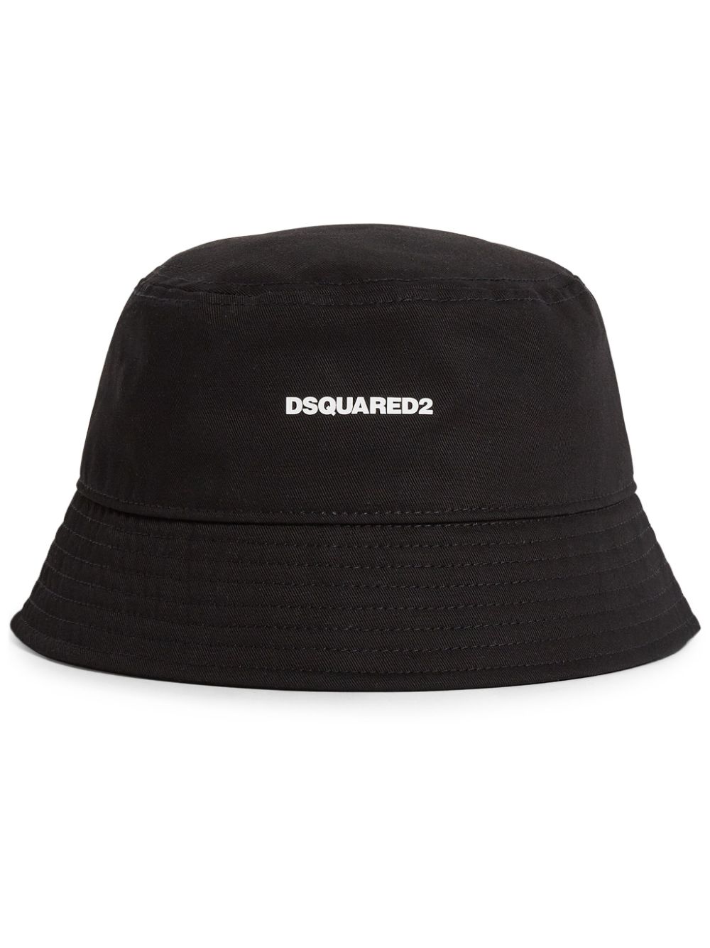 DSQUARED2 logo-print cotton bucket hat