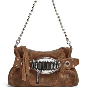 DSQUARED2 Gothic corduroy clutch bag