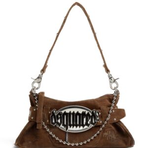 DSQUARED2 Gothic corduroy shoulder bag