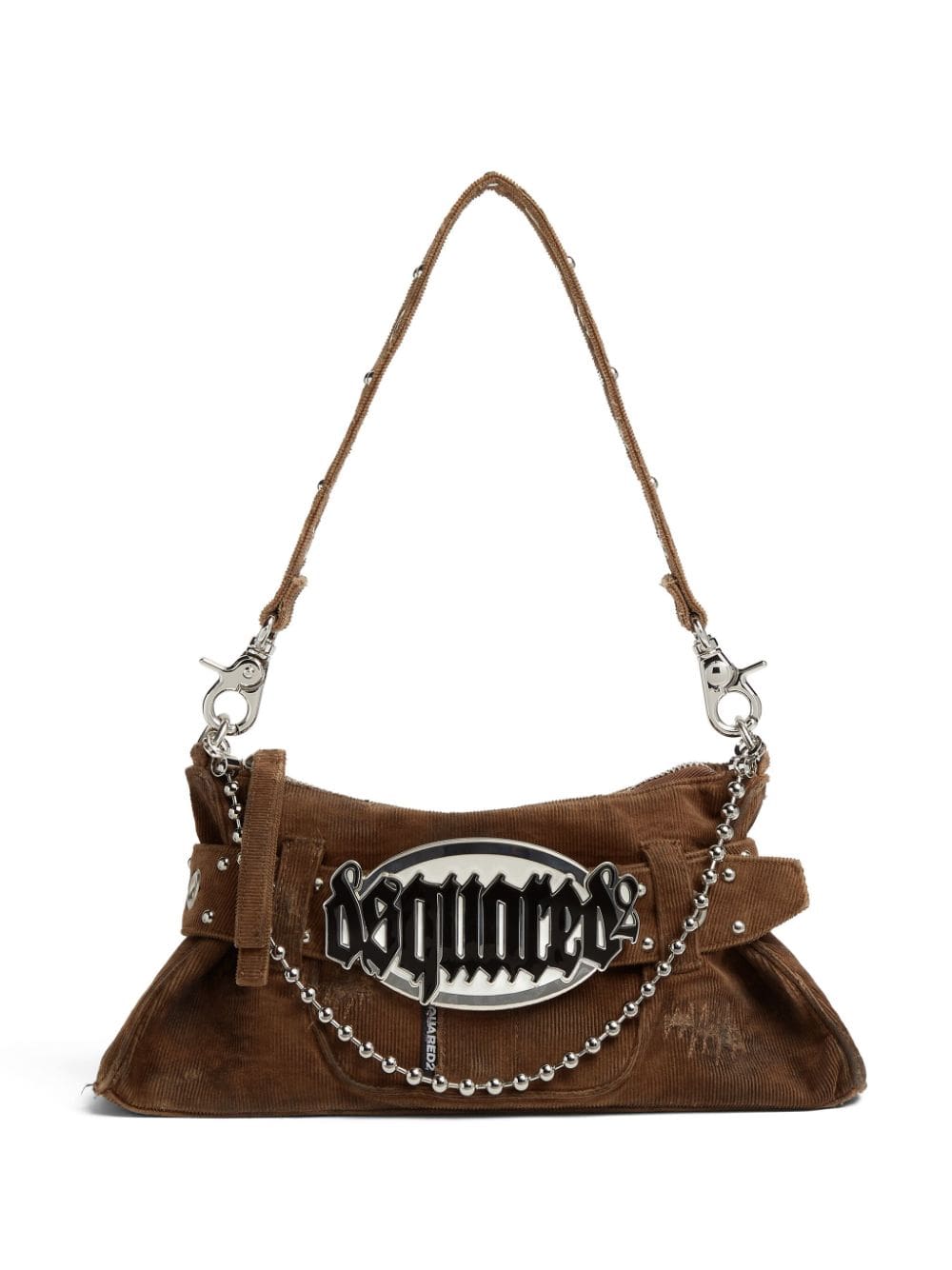 DSQUARED2 Gothic corduroy shoulder bag