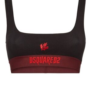 DSQUARED2 logo-underband bandeau bra
