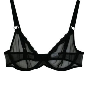 Fleur Du Mal Demi sheer tulle bra
