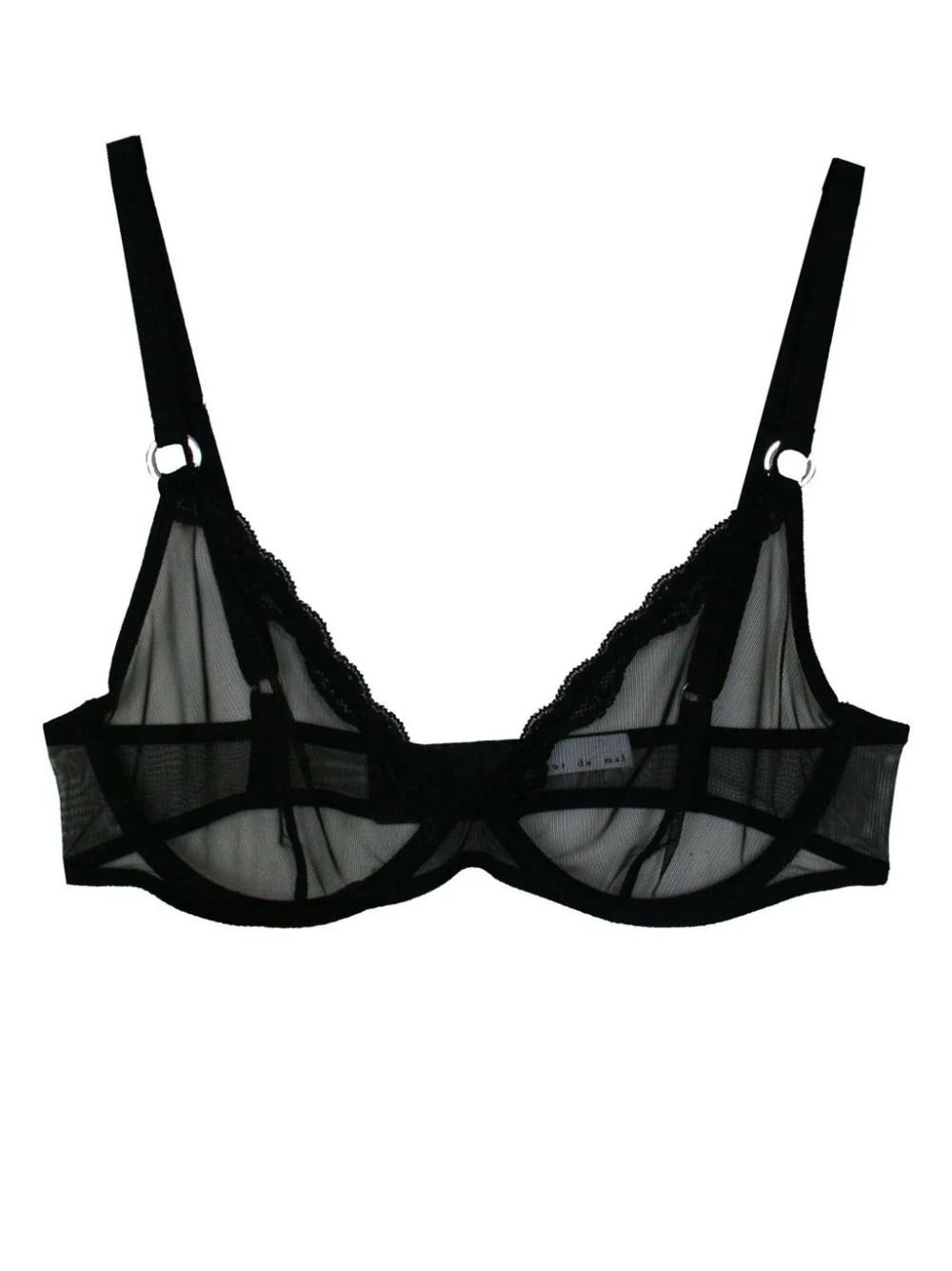 Fleur Du Mal Demi sheer tulle bra