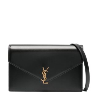 Saint Laurent Cassandre-plaque envelope belt bag