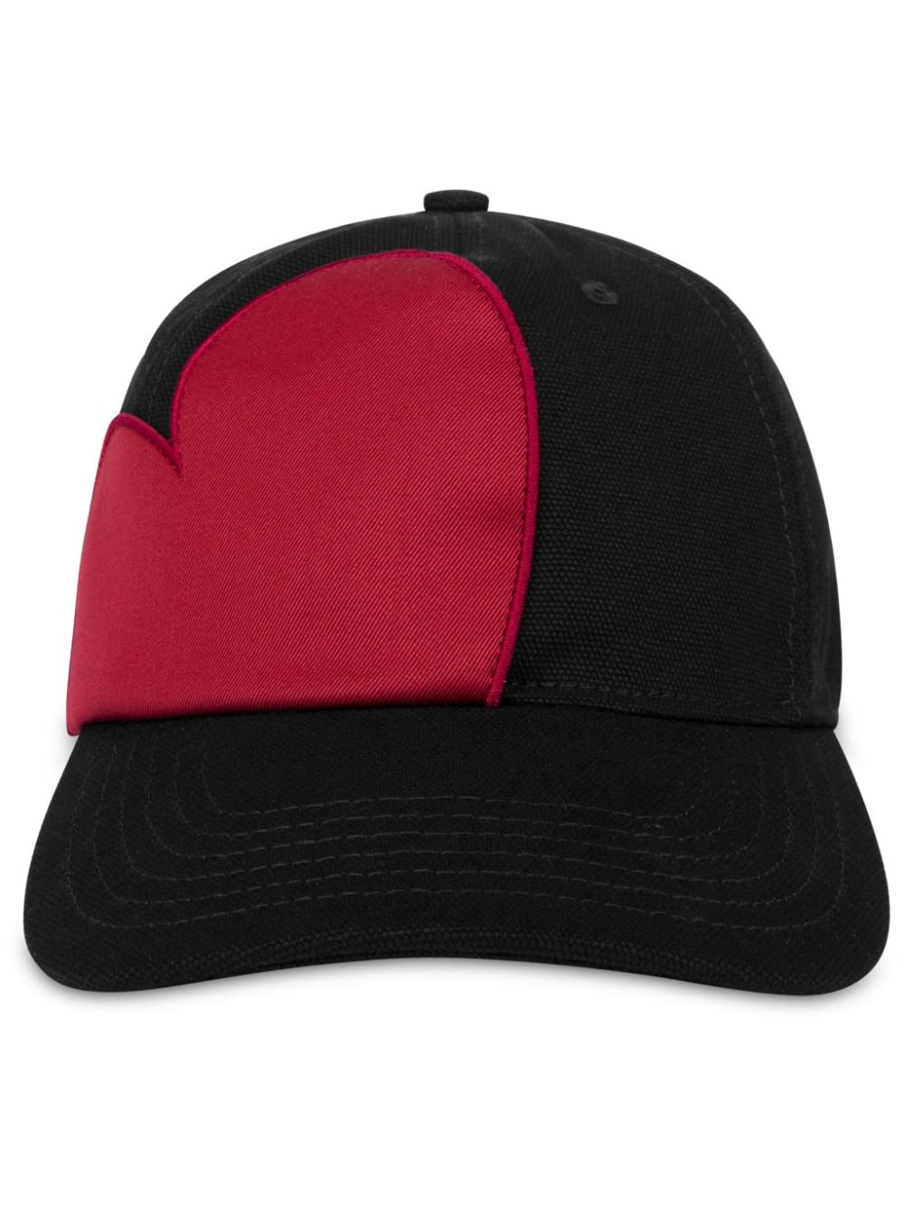 Moschino heart-motif cotton cap