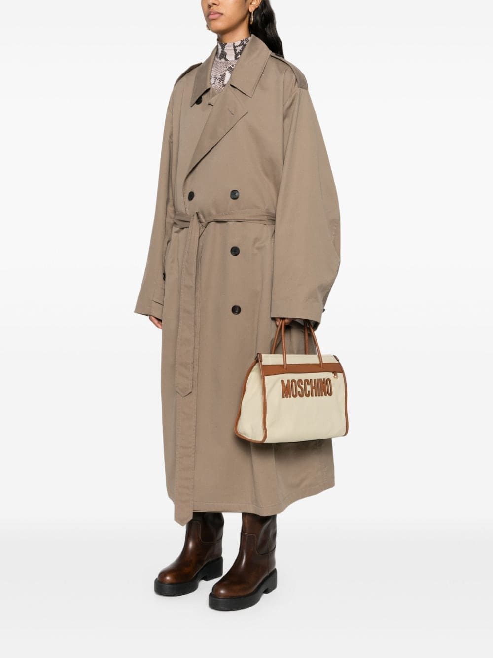 Moschino logo-lettering tote bag - Image 2