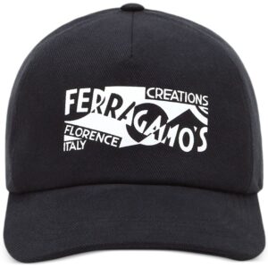 Ferragamo Venna logo-print baseball cap