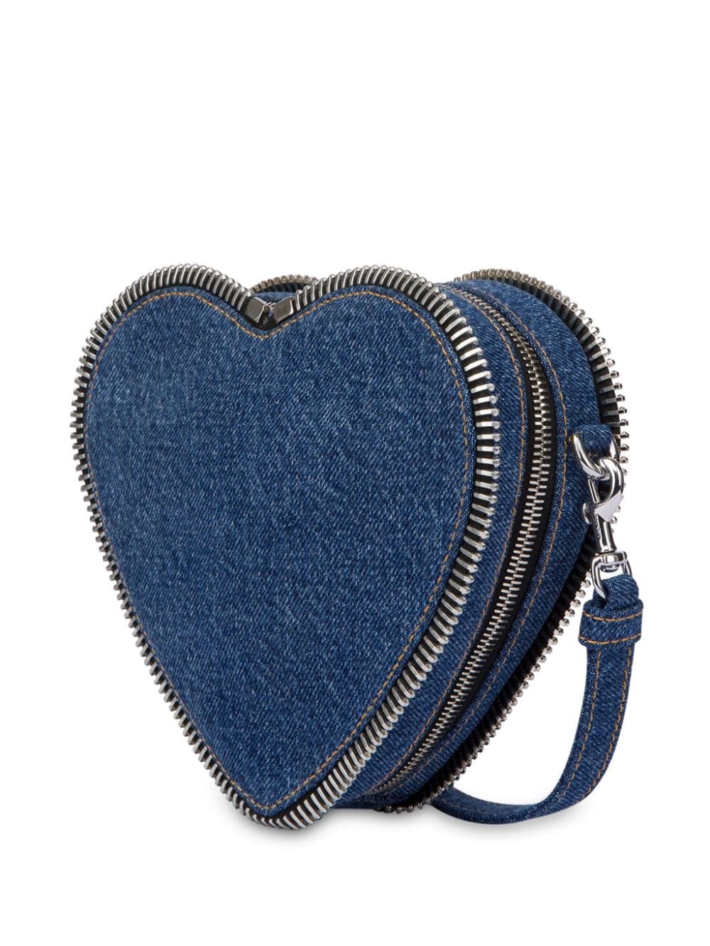 Moschino heart-shaped denim crossbody bag - Image 2