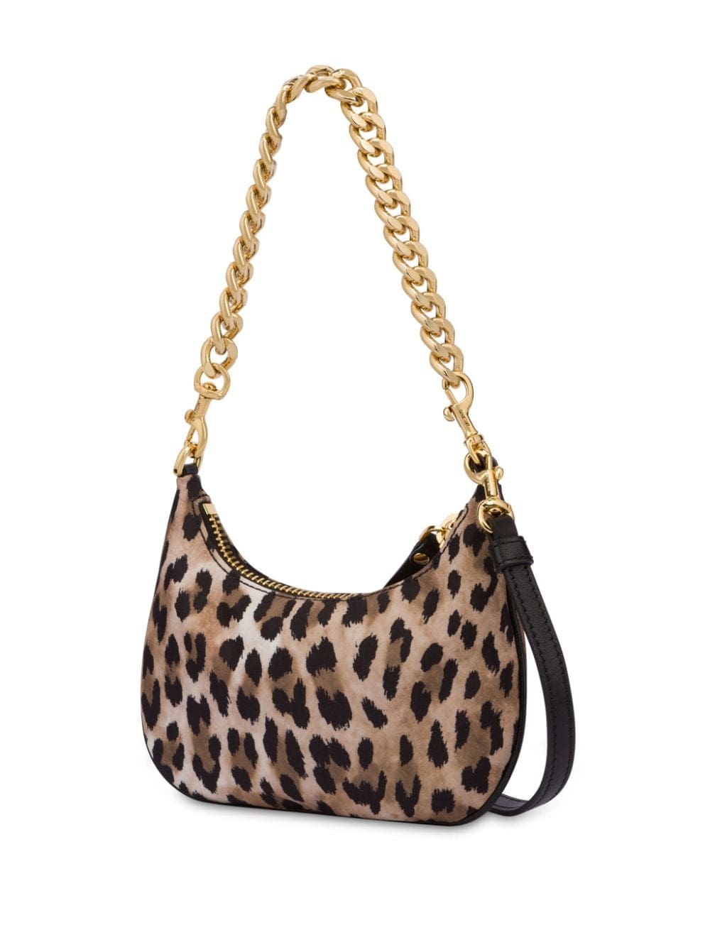 Moschino logo-lettering leopard-print mini bag - Image 2
