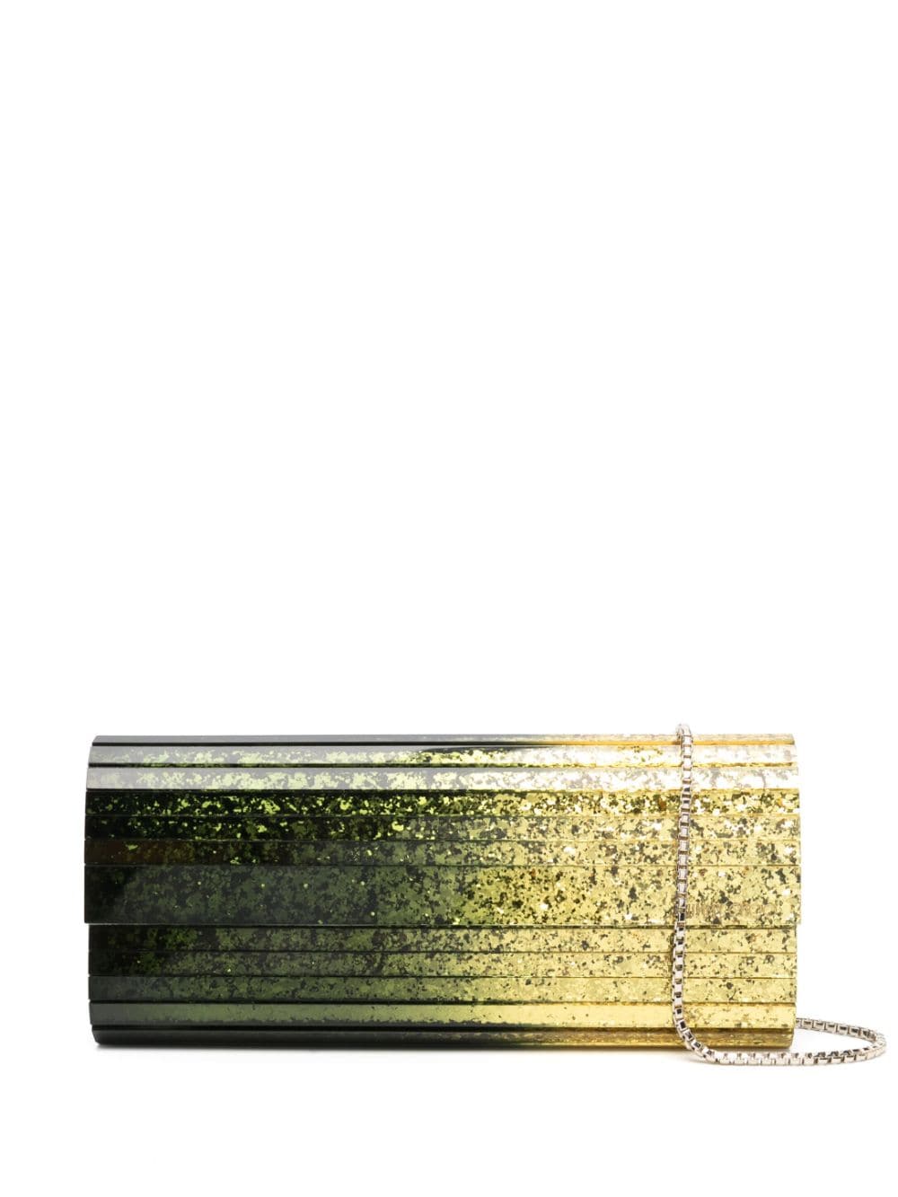 Jimmy Choo Sweetie glitter-detailing clutch