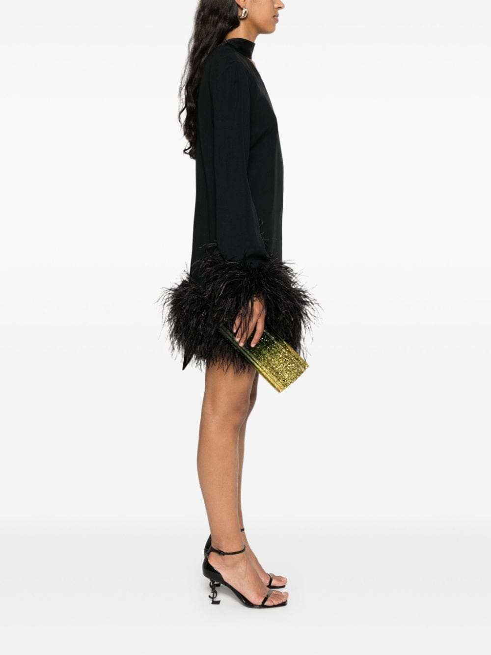 Jimmy Choo Sweetie glitter-detailing clutch - Image 2